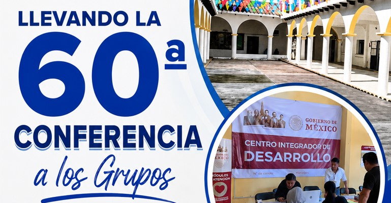 Llevando la 60 Conferencia a los grupos